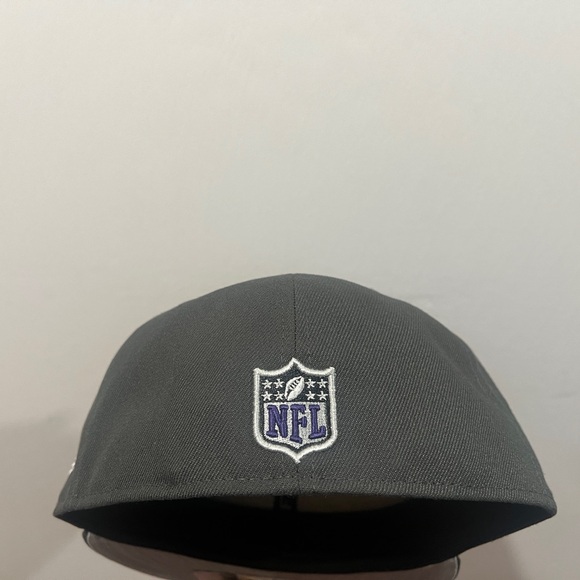 New Era, 59Fifty Fitted Hat, Baltimore Ravens, Grey - Picture 8 of 11